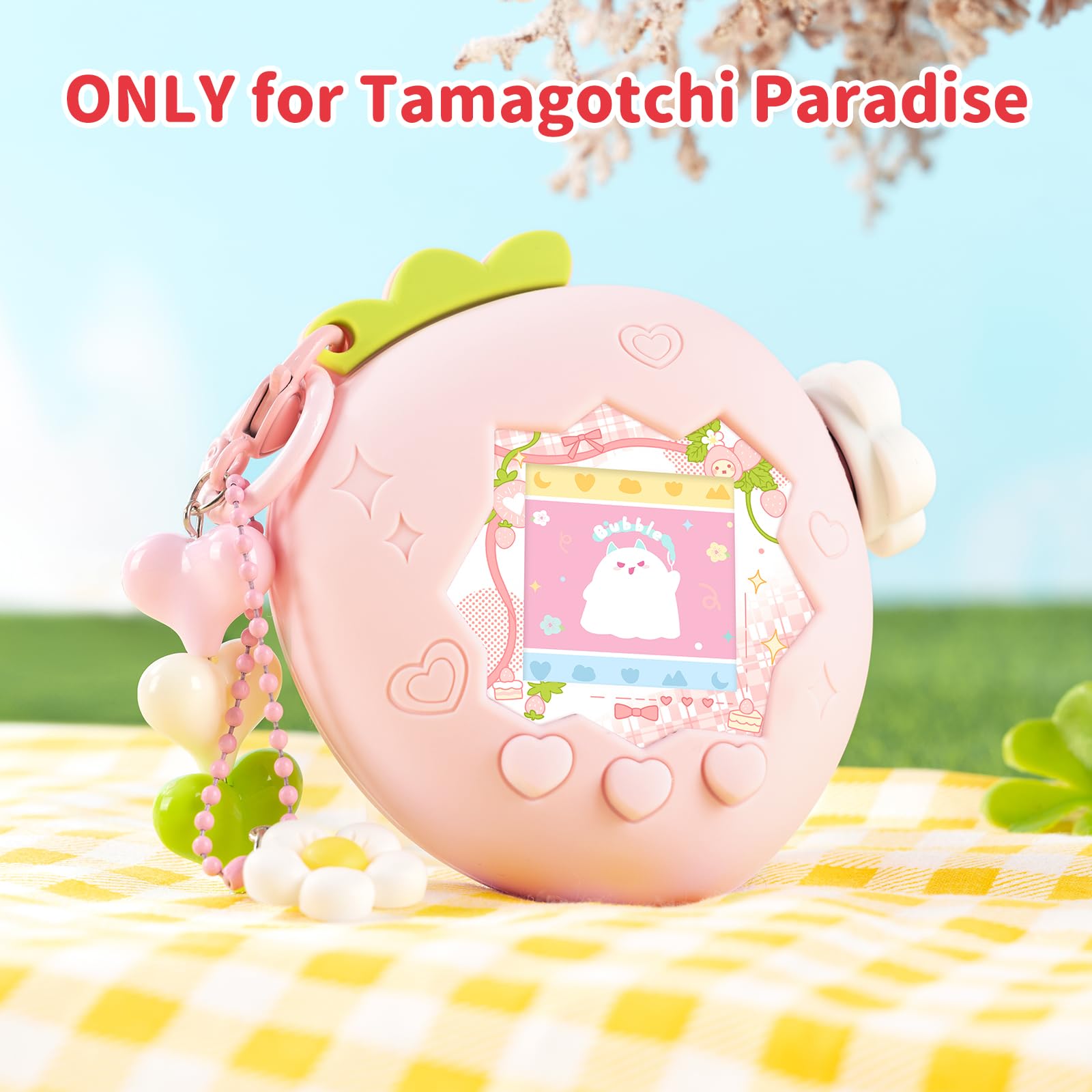 たまごっちパラダイス ピンクランド BUBBLELOGUS ケース Amazon.com: BUBBLELOGUS Strawberry Bubble Protective Case for